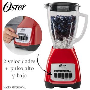 COMBO OSTER LICUADORA KALIMAN + ARROCERA 1.8 ROJO