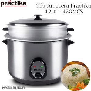 Olla Arrocera Practika de 4.2 Lt con Vaporera - 420MCS