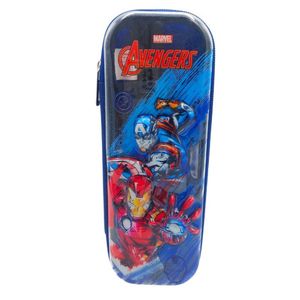 Cartuchera Escolar kawaii Vengadores Azul