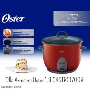 Olla Arrocera Oster de 1.8 Lt CKSTRC1700R - ROJO