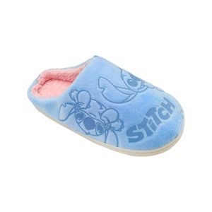 Pantuflas Mujer Stitch Celeste