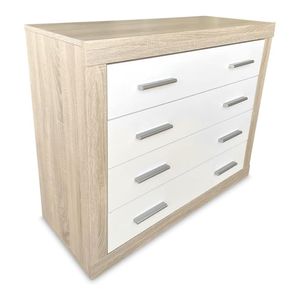 Comoda 4 Cajones Urbica Blanco HogarySpacios