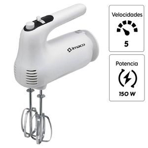 Batidora de Mano 5 Velocidades HM505 Blanca