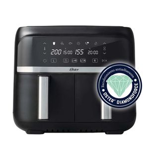 Freidora de aire dual Oster® CKSTAF7MCDDF de 7.6L con recubrimiento DiamondForce