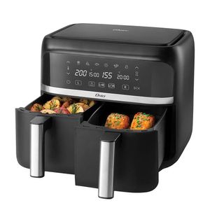 Freidora de aire dual Oster® CKSTAF7MCDDF de 7.6L con recubrimiento DiamondForce