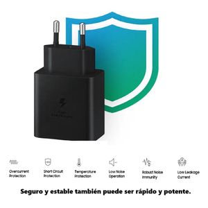 Adaptador eléctrico de 25W Samsung S24 Original Negro