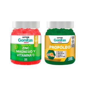 Gomitas De Zinc Adulto + Gomitas De Propolio Adulto