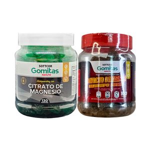 Gomitas Adulto Citrato de Magnesio + Gomitas Maca Negra