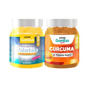 Gomitas Adulto Valeriana + Gomitas Curcuma Adulto