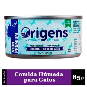 Comida Húmeda para Gato Origens Filete Atún 85gr
