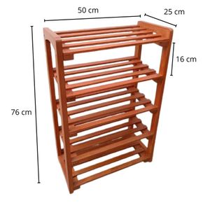 Zapatera Abierta Club Net en Madera Nogal