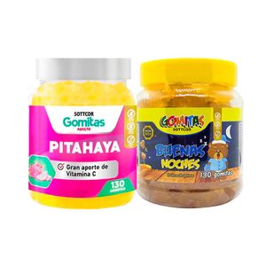 Gomitas Adulto Pitahaya + Gomitas Buenas Noches Niños