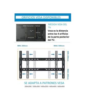 Rack TV Led Smart 42 a 86 Pulgadas Expo Rack ERP5086 Soporte Móvil Brazo Doble Reforzado