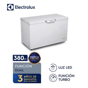 Congelador Horizontal Dual ELECTROLUX EFCC38C2HQW 380 Lts Blanco