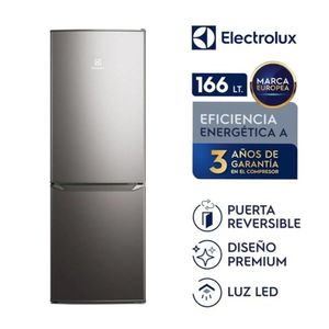 Refrigerador Frost de 166 Lts Bottom Freezer Electrolux ERB162HS Gris