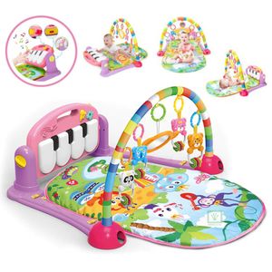 Gimnasio Piano Musical Rosado para Bebes