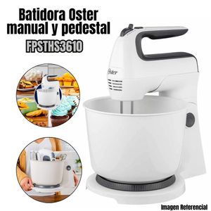 Batidora Oster de Mano y Pedestal Blanca - FPSTHS3610