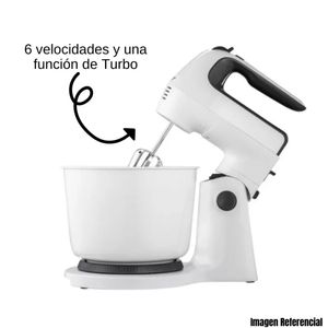 Batidora Oster de Mano y Pedestal Blanca - FPSTHS3610