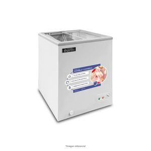Congelador Ilumi Tapa Vidrio de 110 LTS