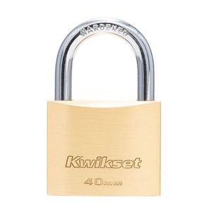 Candado Cobre Sólido 40mm con grillete Kwikset