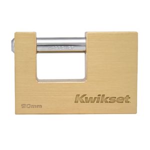 Candado Cobre Sólido rectangular 90mm Kwikset