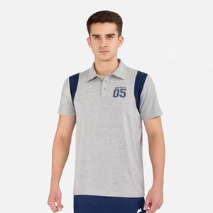 Polo Mc New Athletic Adam Gris Con Azul Oscuro Hombre