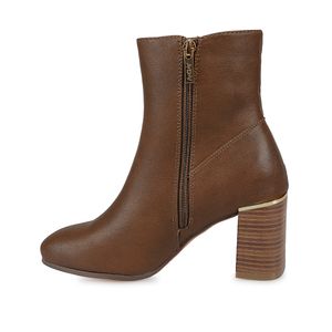 BOTIN BASICO CASUAL INFORMAL DAVI-2404 COCOA ANN D VIAN SINTETICO