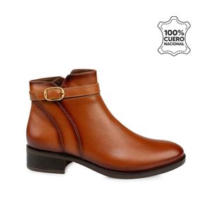 BOTIN JODHPUR CASUAL INFORMAL FER-2437 MIEL VIALE CUERO