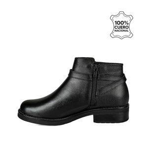 BOTIN JODHPUR CASUAL INFORMAL SOFI-2444 NEGRO VIALE CUERO