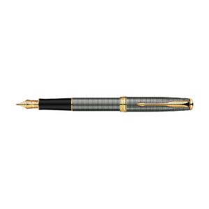Pluma Fuente Parker Sonnet Cisele Sterling Silver