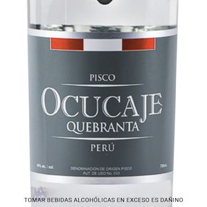 Pack x3 Pisco Gota Ocucaje Quebranta X 700 ml