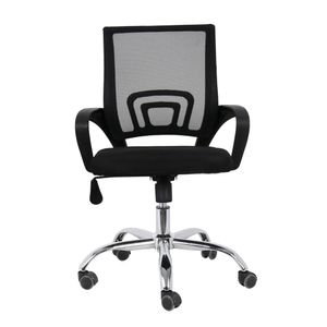 Sillla de oficina ATLANTIS ergonomica giratoria con malla mesh - color negro