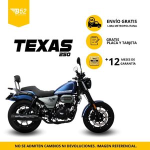 Moto Chopper B52 Texas 250 Cc - Azul