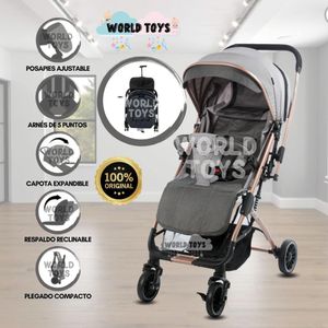 Coche Maleta para Bebé «PIAMONT» Edición Especial Gris