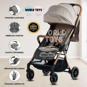 Coche Maleta para Bebé «SAFFE» De Fácil Plegado Beige