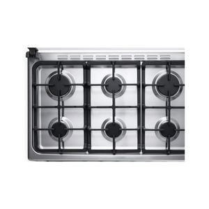 Combo Cocina Indurama Cataluña QZ 6 Hornillas y  BATIDORA ELCTRICA STAND MIXER Plateado-Negro