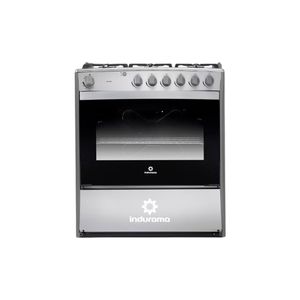 Combo Cocina Indurama Cataluña QZ 6 Hornillas y  Impresora HP Smart Tank 580 Plateado-Negro