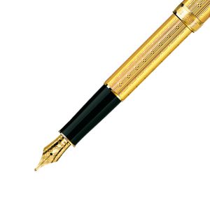 Pluma fuente Parker Sonnet Chiselled Golden GT