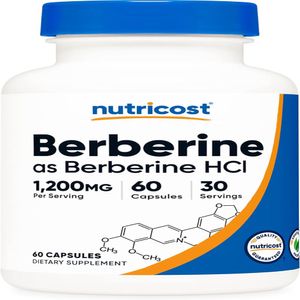 Berberine Berberina Importada 1200 mg