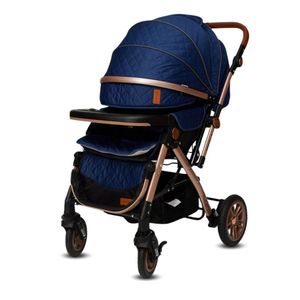 Coche Cuna De Lujo EBABY Sleepy Sunday Azul