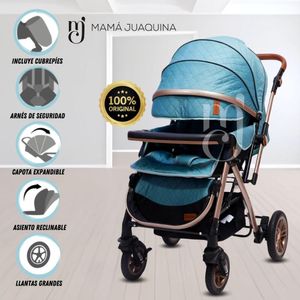 Coche Cuna De Lujo EBABY Sleepy Sunday Celeste