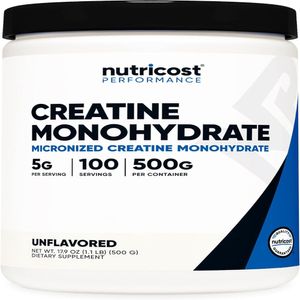 Nutricost Creatina Monohidratada 500 gr Medio Kilo