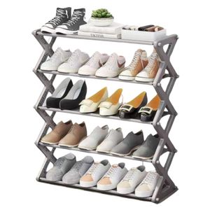 Zapatera Organizador De 5 Niveles Plomo  557PL02