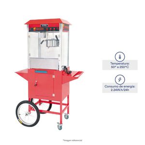 Máquina de Pop Corn Ilumi con Temperatura desde 50°C hasta 250°C