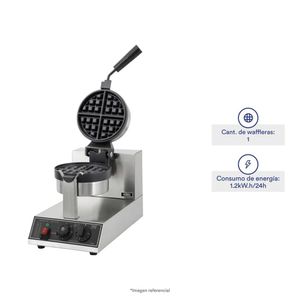 Wafflera Ilumi con Sistema Rotatorio