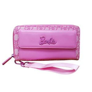 Billetera Barbie Premium con Cierre y Asa Rosa