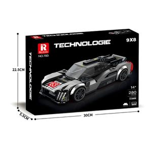 Bloques de construcción Auto de carrera modelo 9X8 280 pzs