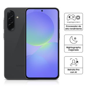 Celular Samsung Galaxy A36 5G 128GB, 6GB RAM, cámara principal 50MP + 8MP + 5MP, frontal 12MP, 6.7", negro