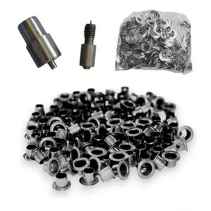 1 Millar de Ojalillo Ojales Nro 100 De 4mm con Juego Troquel