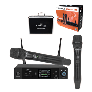 Micrófono Inalámbrico Profesional con Bluetooth UHF  Batblack BT-772